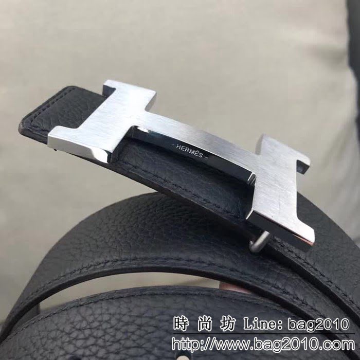 愛馬仕HERMES 專櫃原單 進口TOGO原版皮荔枝紋 高端男士皮帶 HHG1175